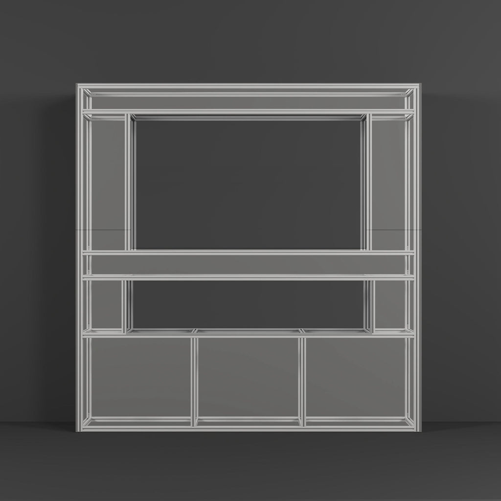 Easy Fit Aluminium Media Wall Frame | DIY Installation & Fast UK Delivery