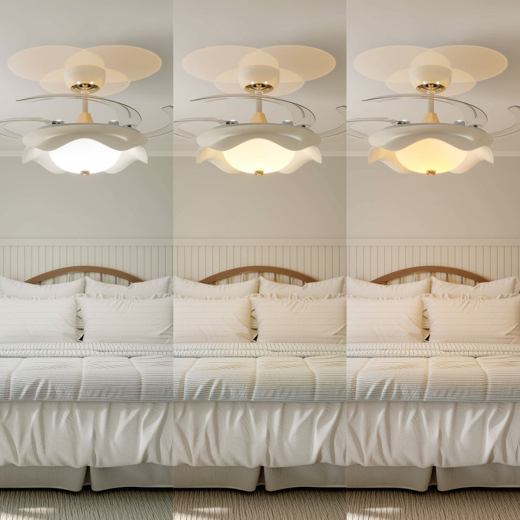 Lightsin 42 Inch Ceiling Fan with Dimmable LED and Reverse Airflow