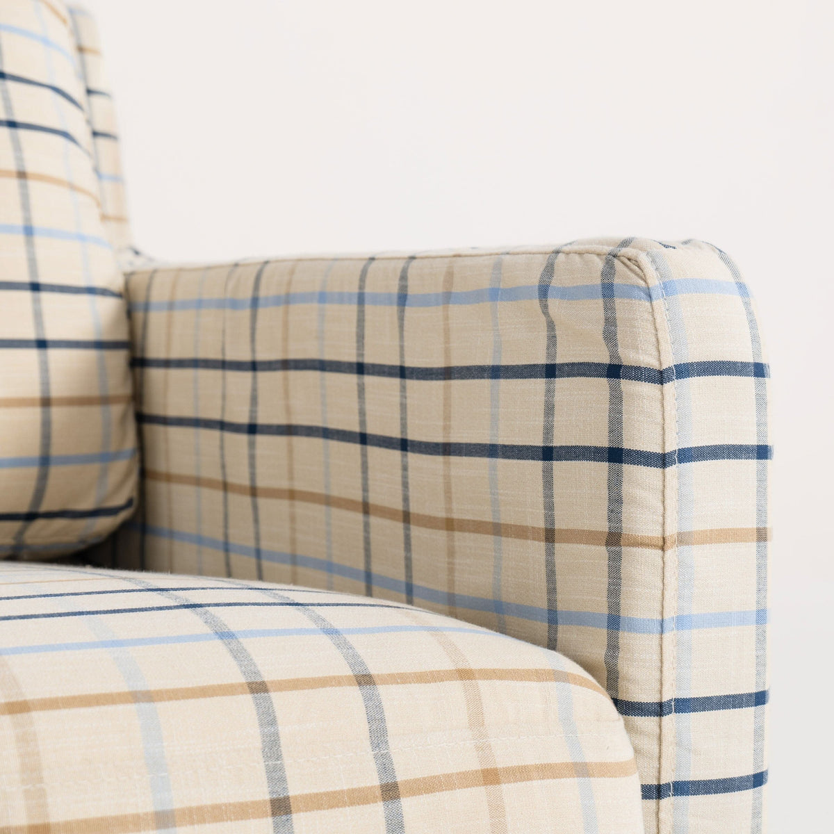Cottonfy Minimalist Stylish Detachable Striped and Checkered Pattern Sofa