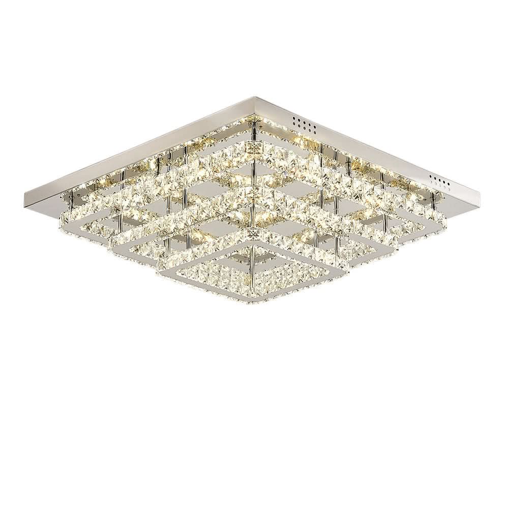 60cm Wide 86W LED Crystal Ceiling Lights Pendant Chandelier Lamp