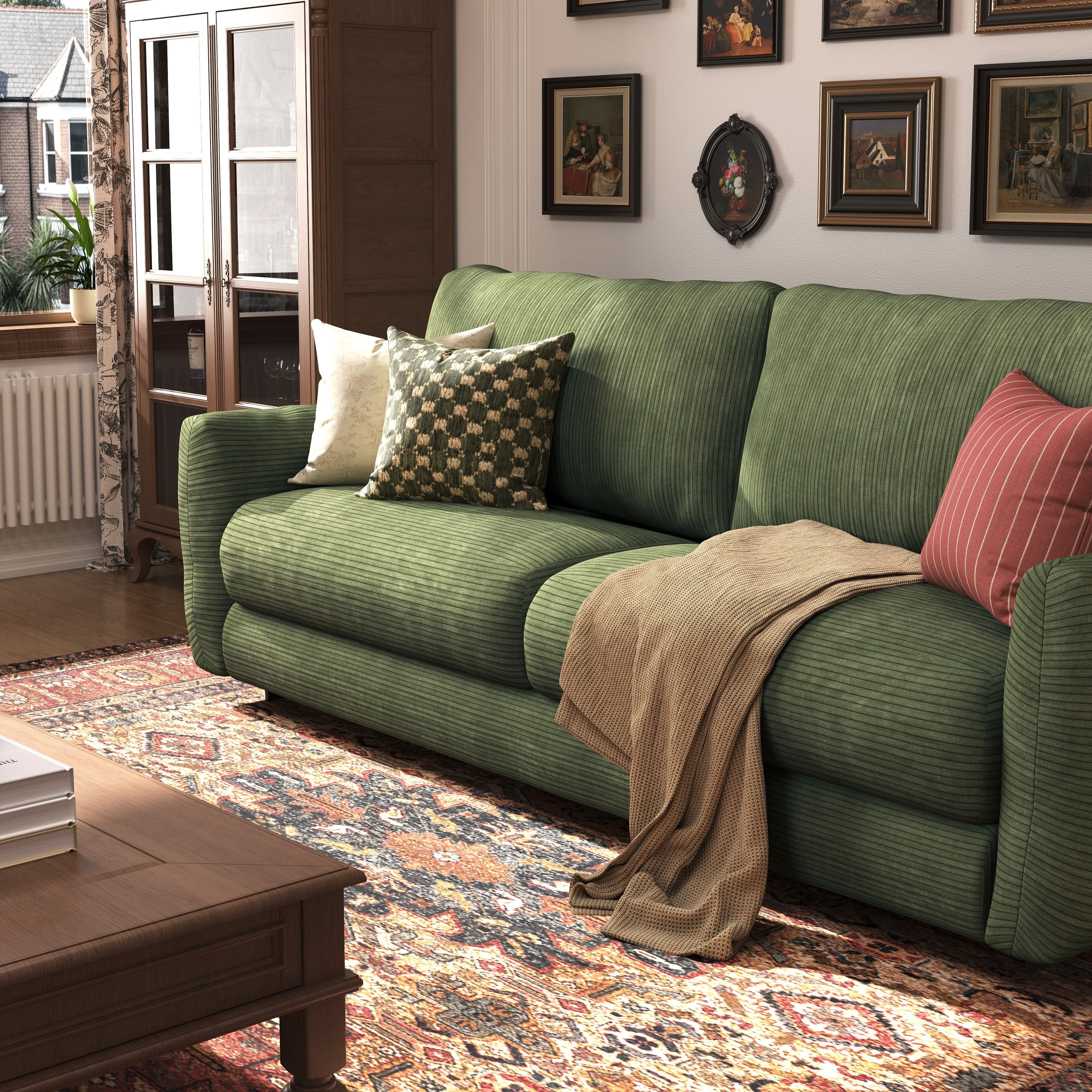 Cottonfy Small 2 Seater Sofa Bed Foldable Space Saving Sofa for UK Homes