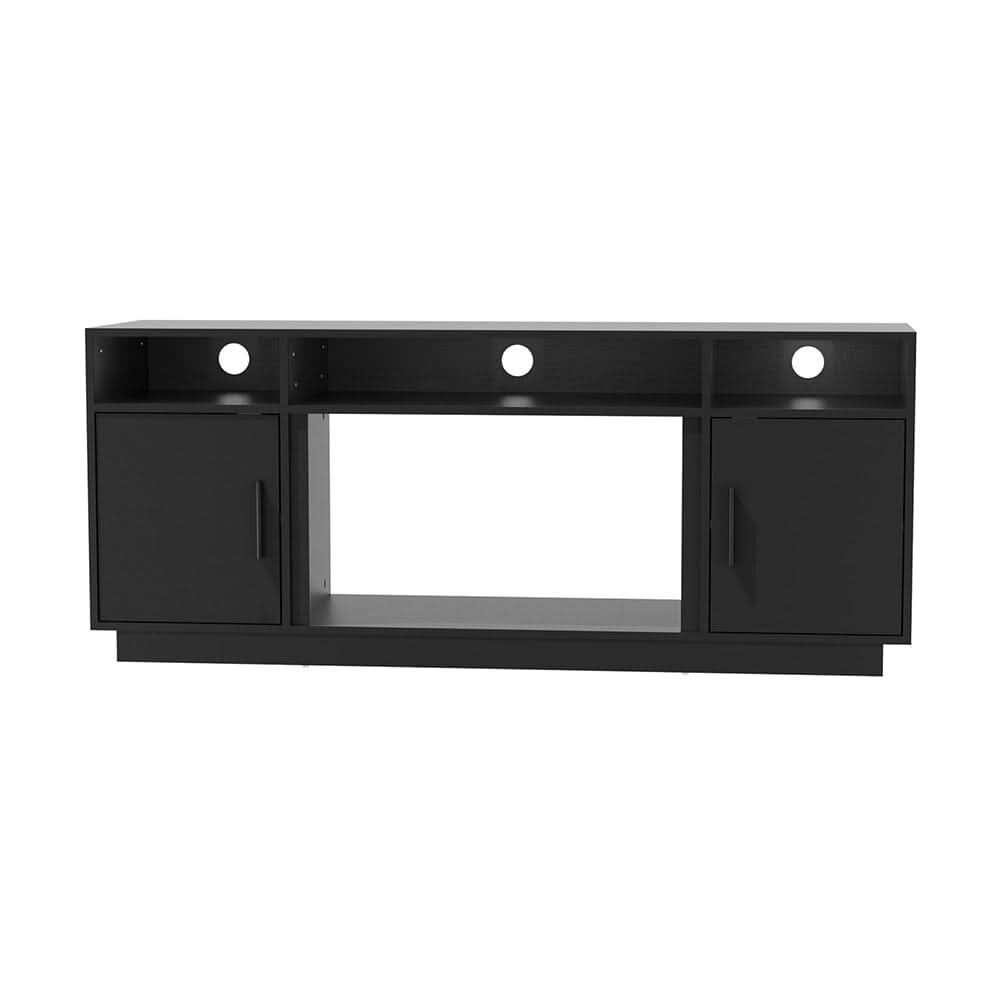 30Inch Electric Fireplace TV Stand | Large Media Cabinet
