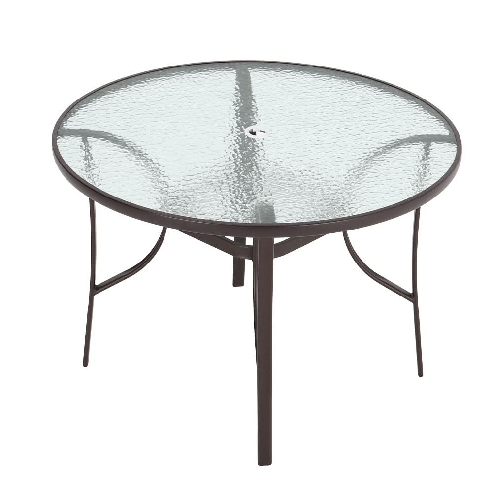 2/4/6 Seater Garden Round Table With Umbrella Hole or Outdoor Chairs