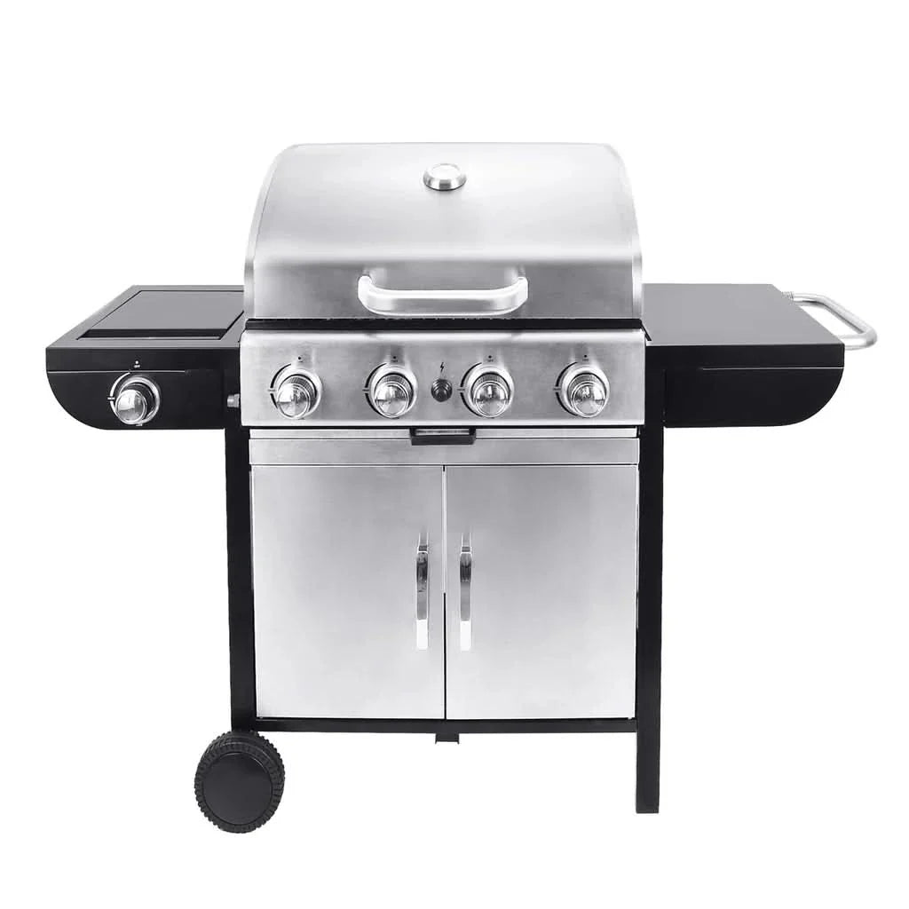 3/4/5-Burner Outdoor Gas Burner with Side Burner Gas Gill