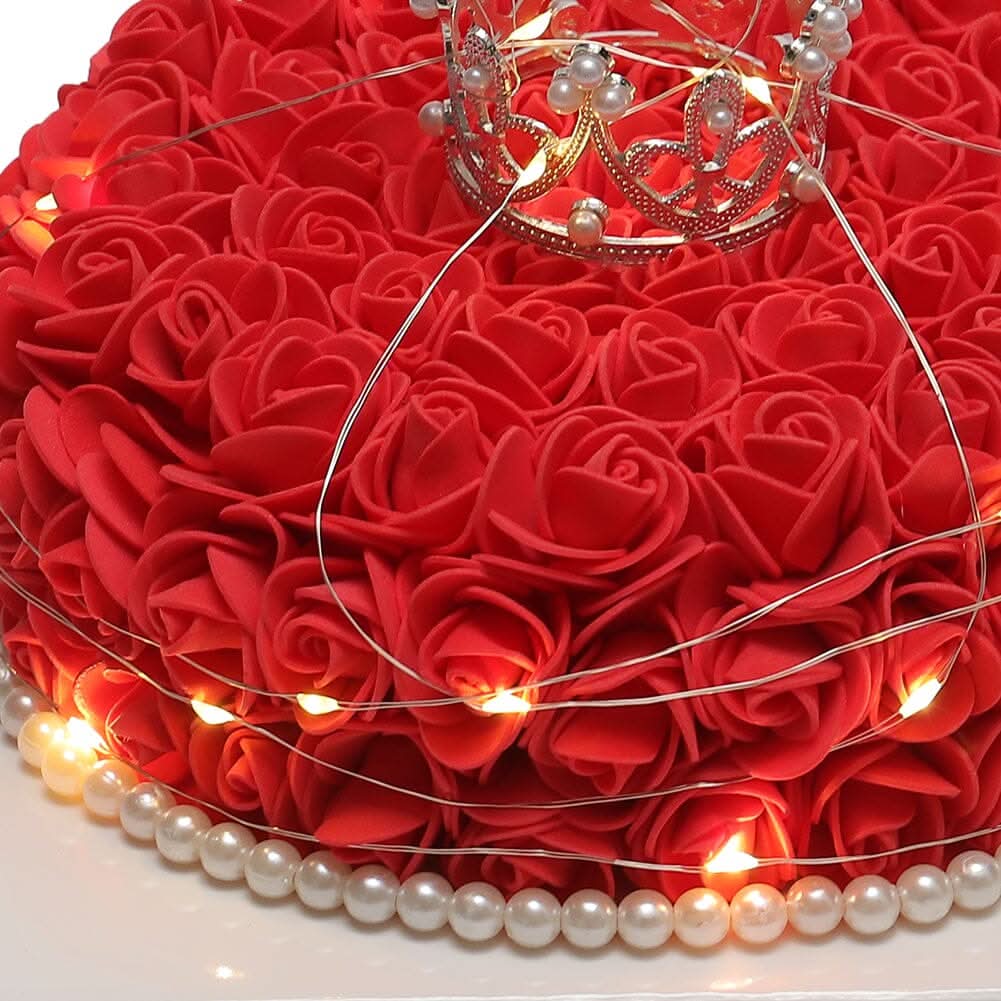 Eternal Rose Cake Replica Gift Set - Red