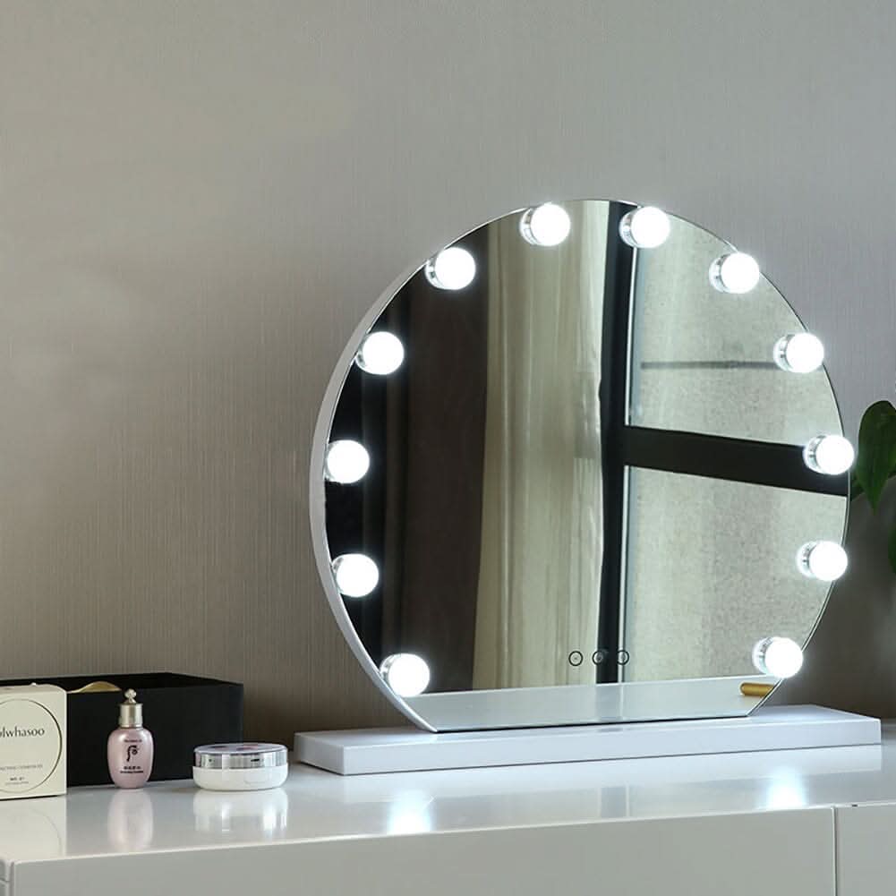 Frameless Hollywood Vanity LED Lighted Makeup Mirror