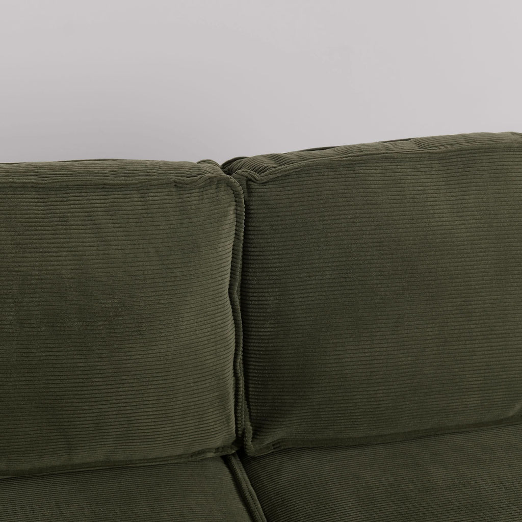 Comfort Sofa and Ottoman Set with Footstool Plastic Legs