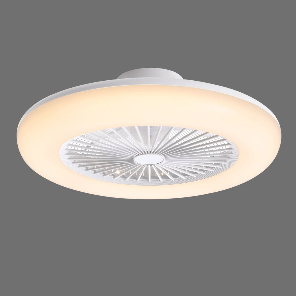 Dia 55cmCeiling Fan with 3 Colour LED Light and Remote Control