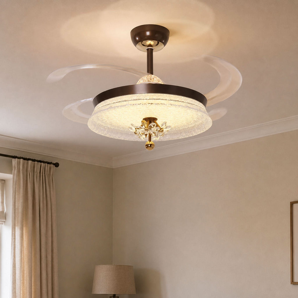 Lightsin 36 Inch Ceiling Fan with 6-Speed Remote and Reverse Motor