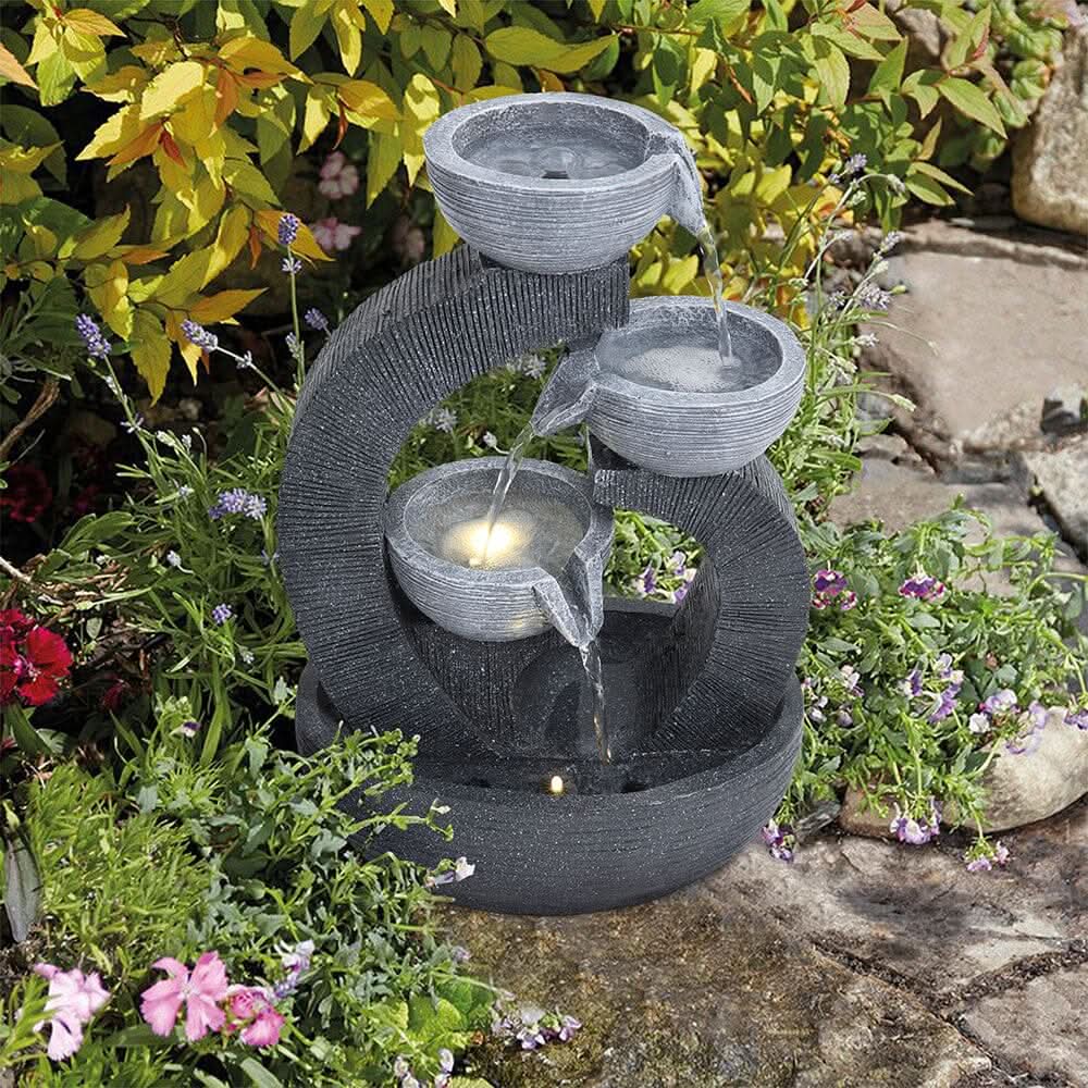 Outdoor Solar-Powered Water Fountain Outdoor Decor