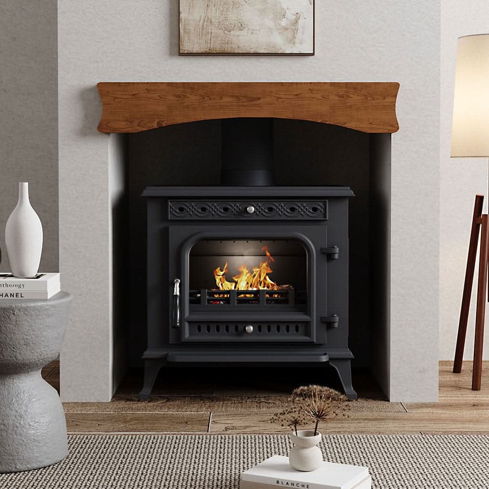 Victorian Cast Iron Fireplace Insert | DEFRA Approved for UK Smoke Control Areas