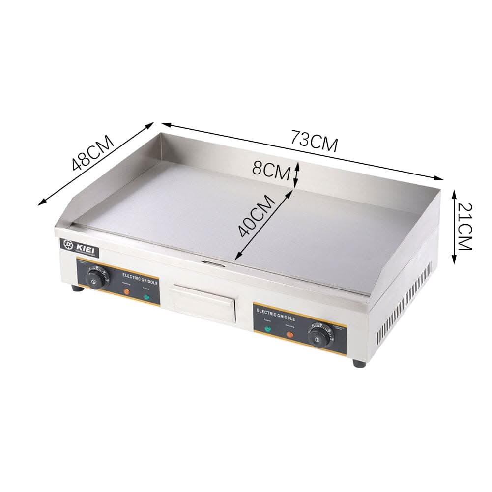 73cm W Stainless Steel Electric Griddle Need to Connect Air Circuit-Breaker
