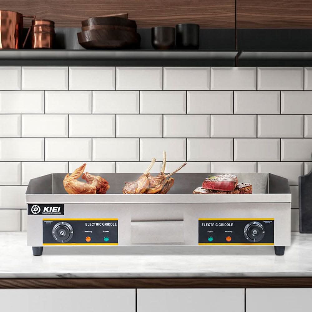 73cm W Stainless Steel Electric Griddle Need to Connect Air Circuit-Breaker