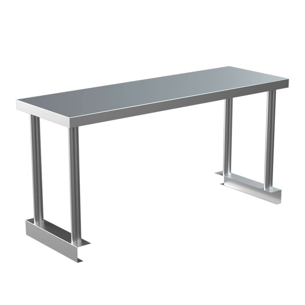 Kitchen Prep Table Over Shelf Single Double Tier Overshelf