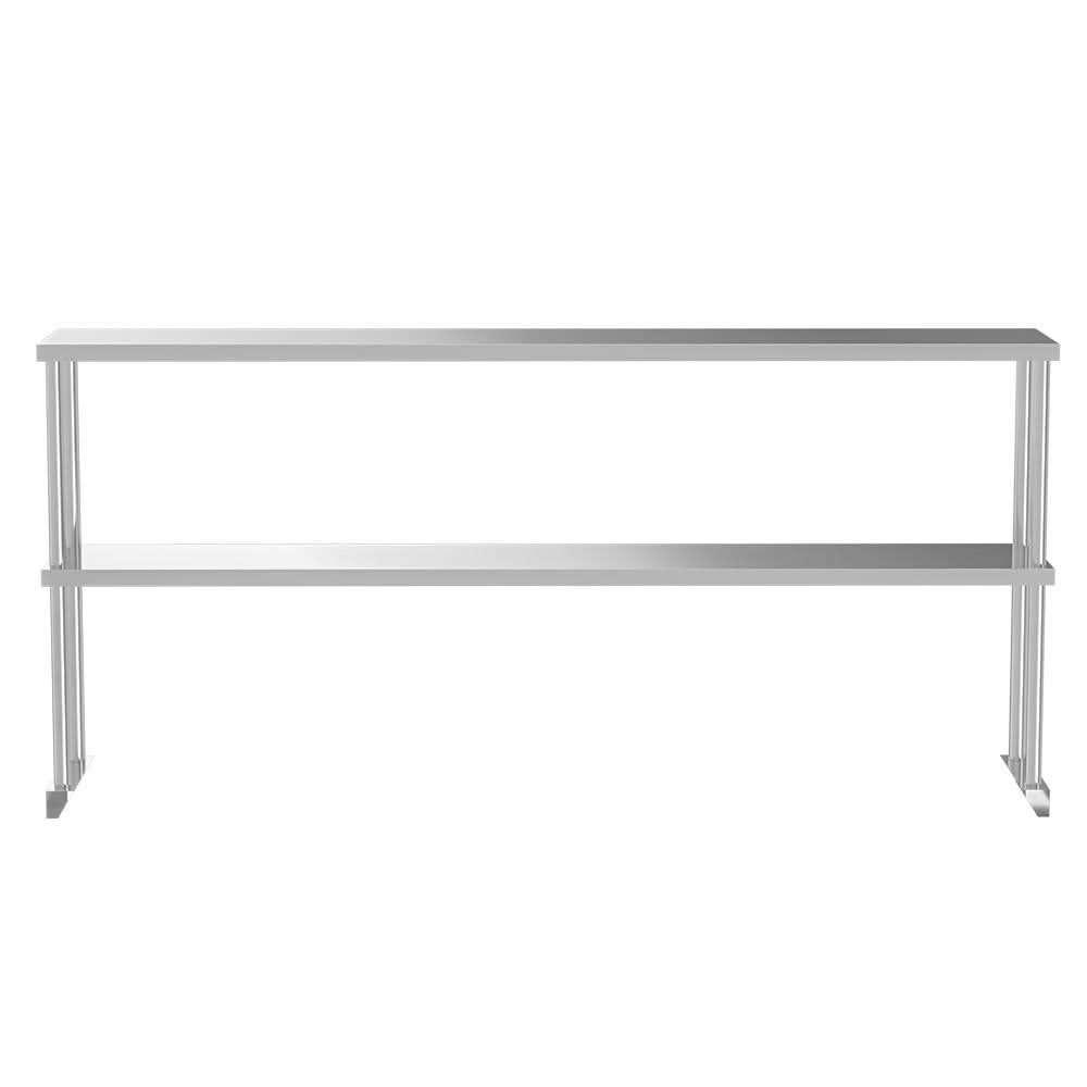 Kitchen Prep Table Over Shelf Single Double Tier Overshelf
