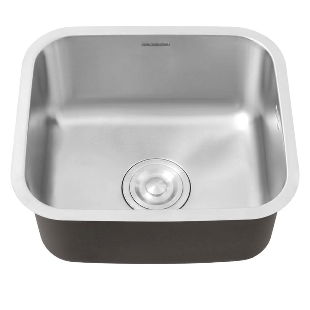 Inset Single Bowl Sink Stainless Steel Kitchen Deep Sinks Large Capacity