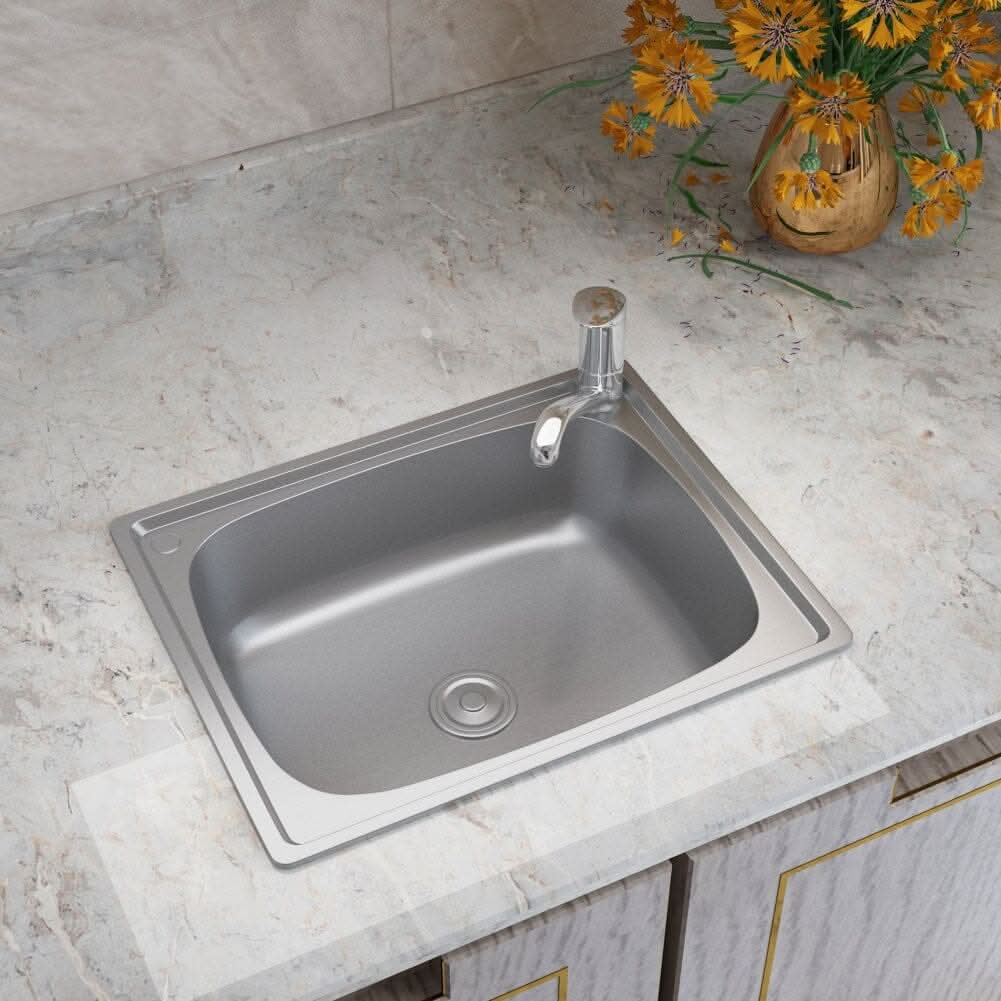 Stainless Steel Kitchen Sink Single Bowl Catering Sink
