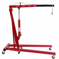 Portable Hydraulic Engine Crane 2 Ton 4400lb Folding Hoist with Hooks