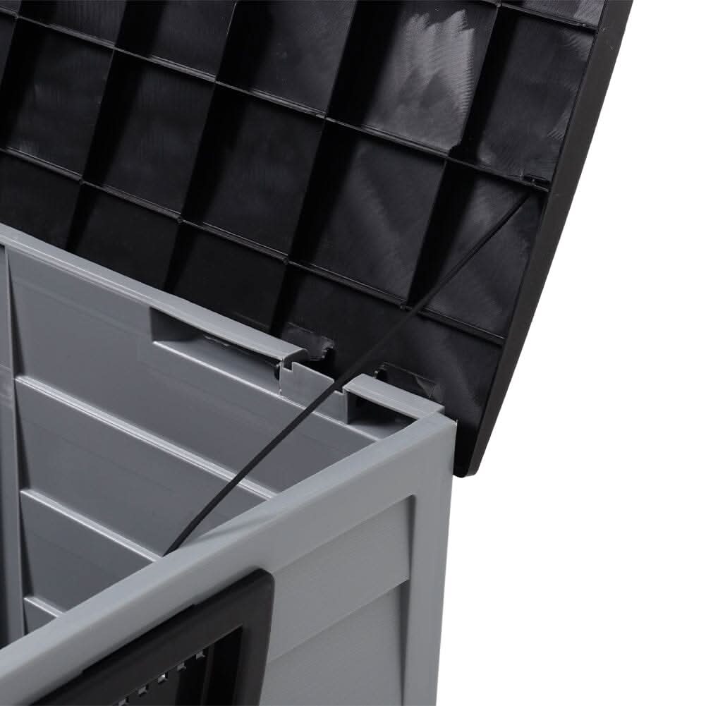 Waterproof Large Plastic Garden Storage Box with Wheels
