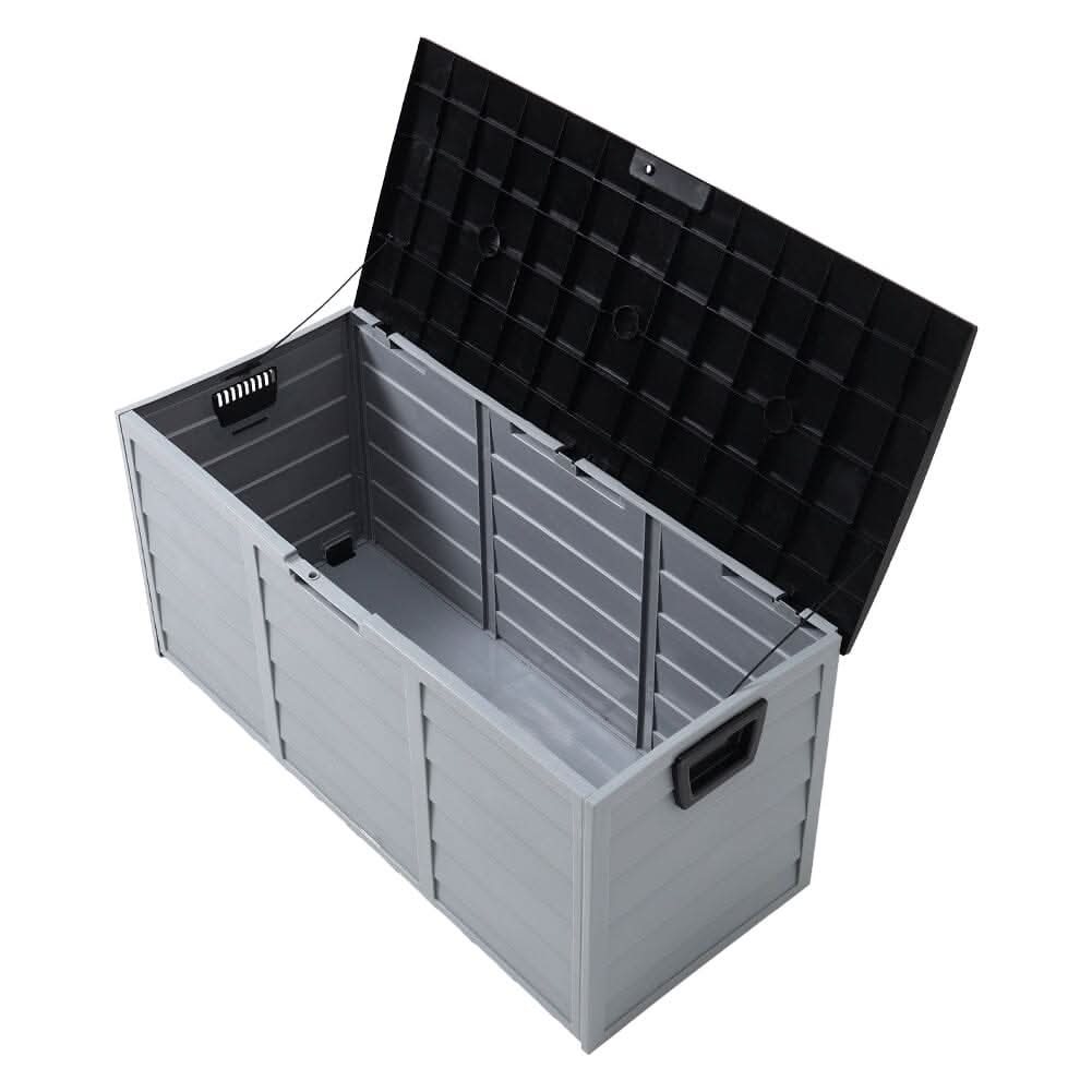 Waterproof Large Plastic Garden Storage Box with Wheels