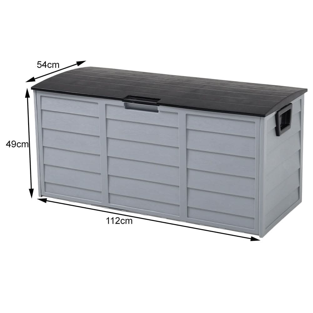 Waterproof Large Plastic Garden Storage Box with Wheels