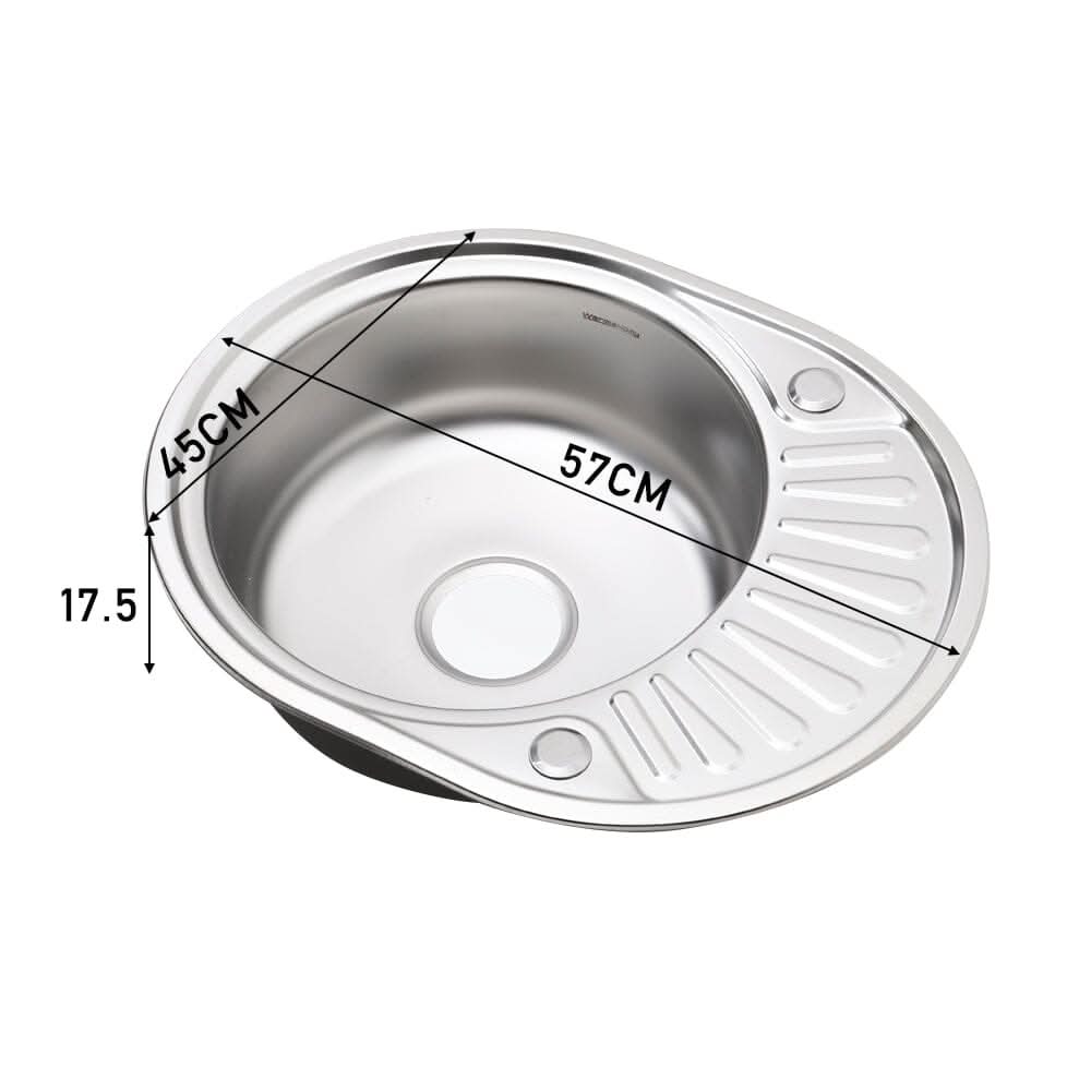Large Inset Stainless Steel Kitchen Sink