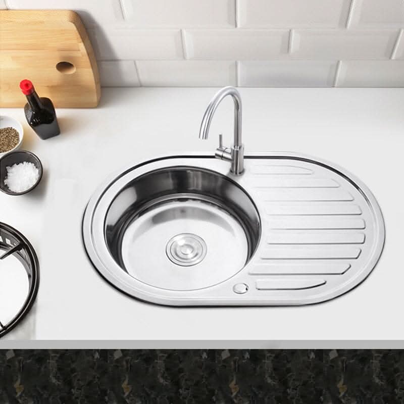 Large Inset Stainless Steel Kitchen Sink