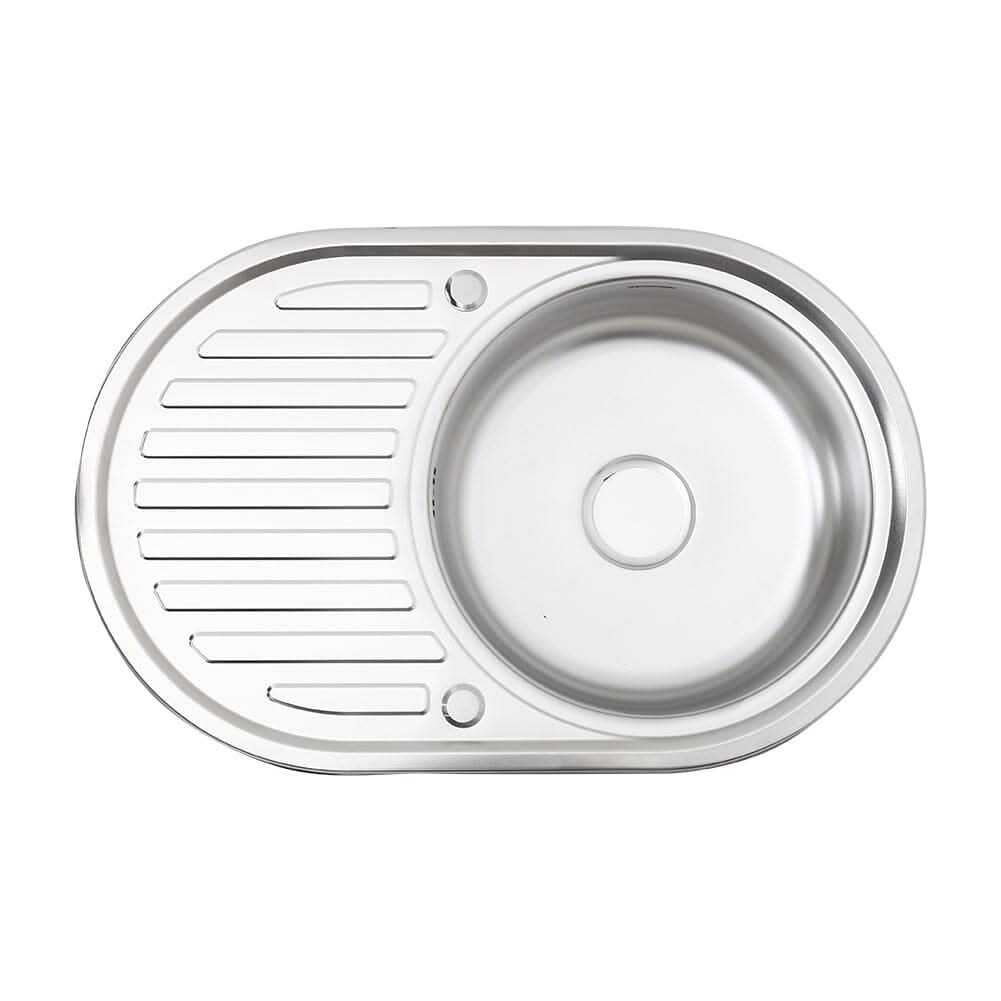 Large Inset Stainless Steel Kitchen Sink