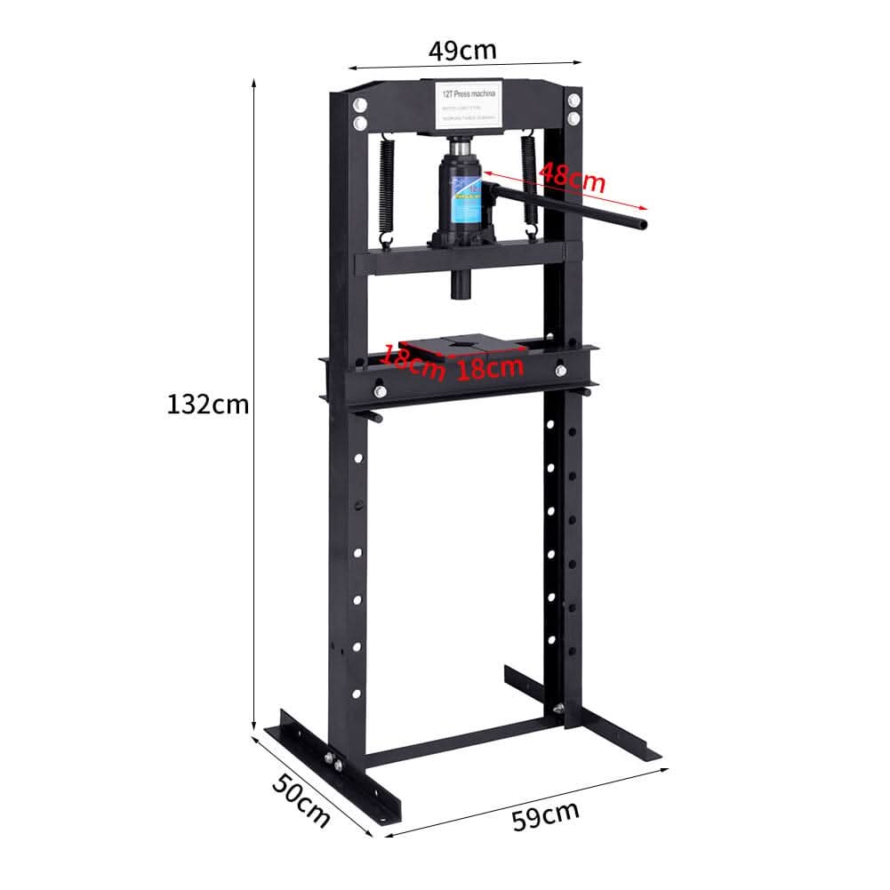 12Ton/20Ton Workshop Press Floor Standing Hydraulic H-Frame