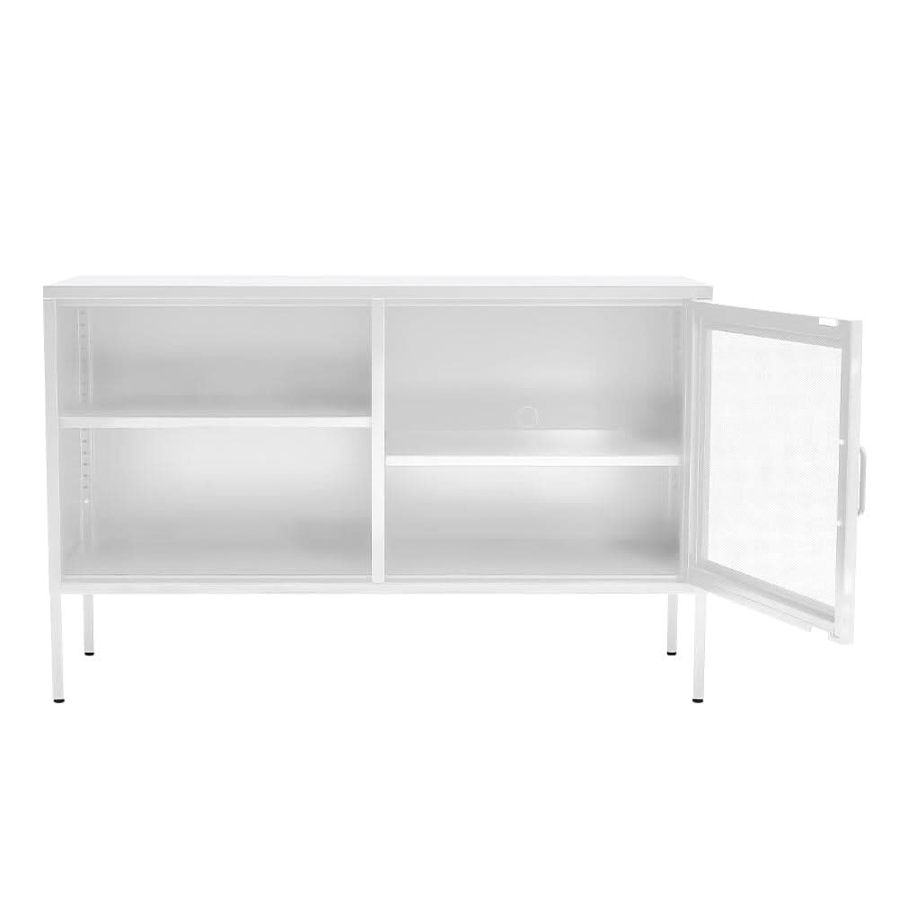 Freestanding Steel File Filing Cabinet with Open Shelves