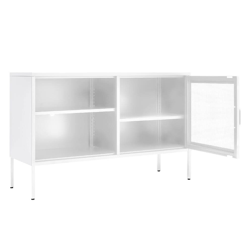 Freestanding Steel File Filing Cabinet with Open Shelves