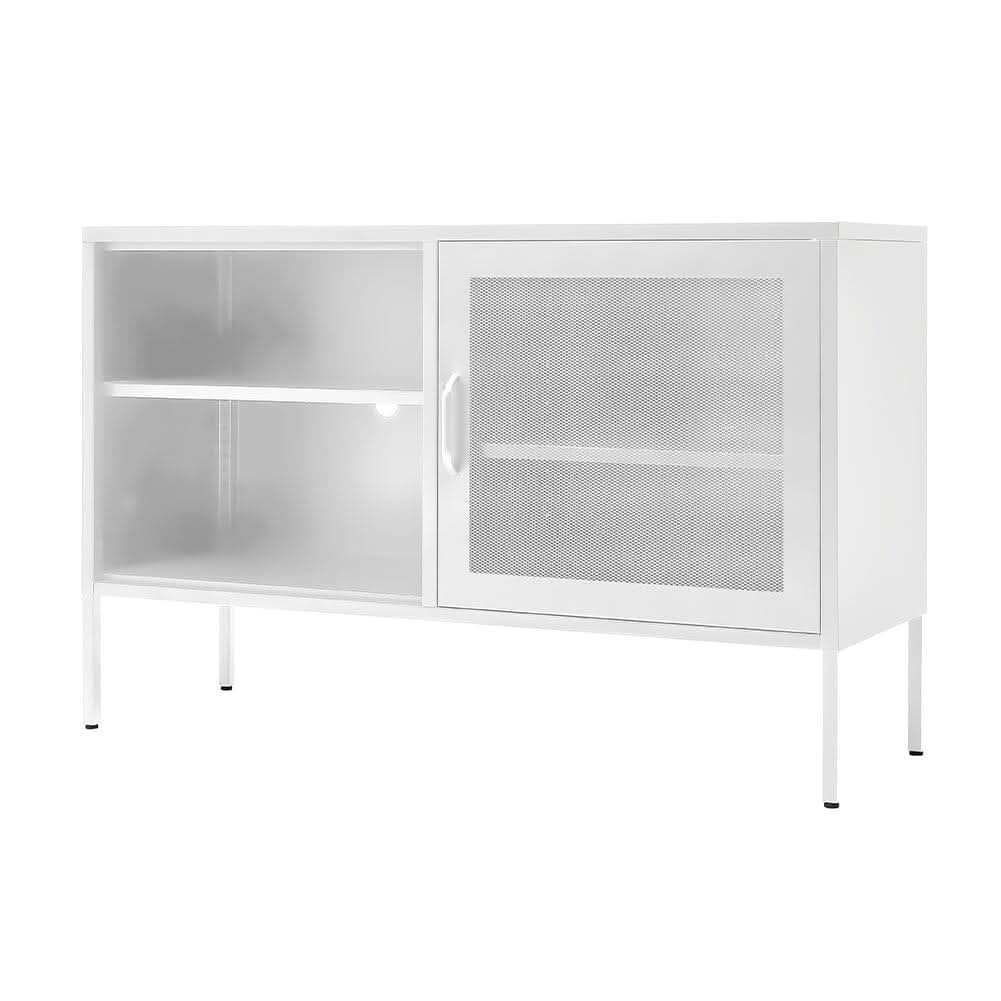 Freestanding Steel File Filing Cabinet with Open Shelves