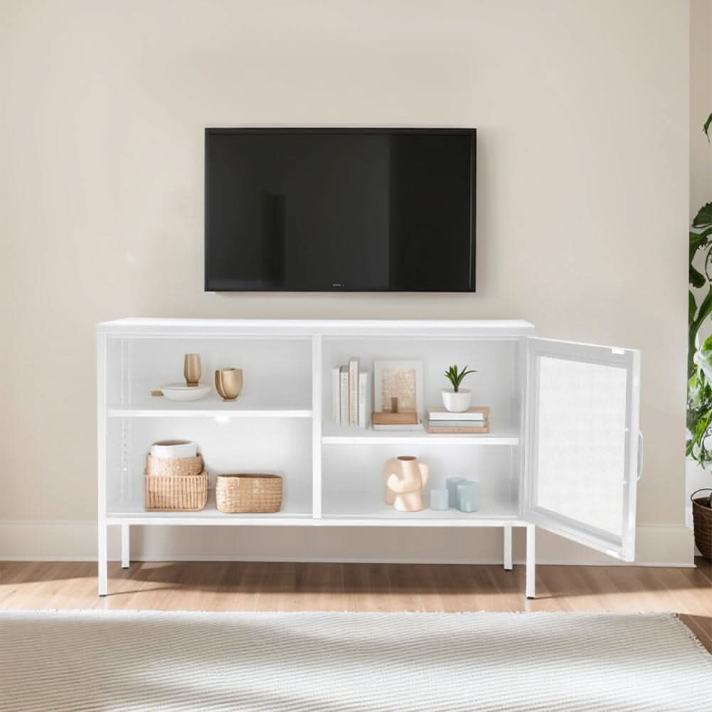 Freestanding Steel File Filing Cabinet with Open Shelves