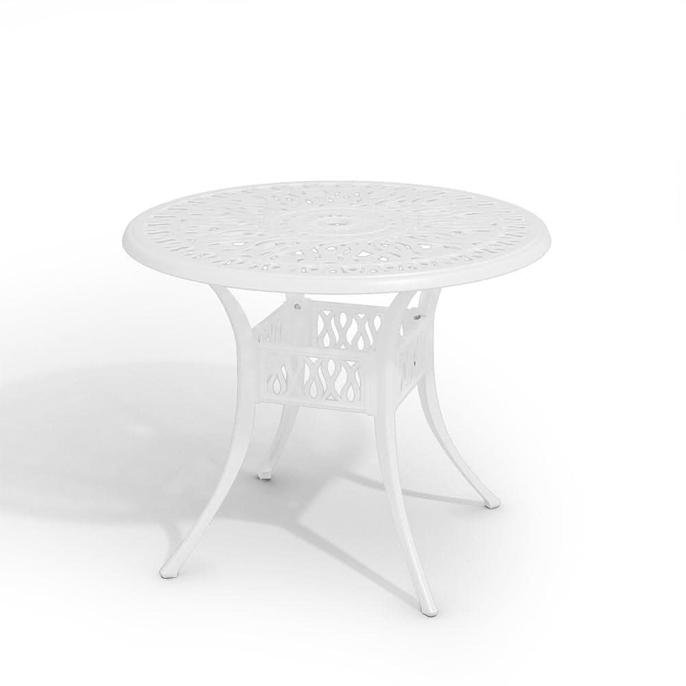 Garden Bistro Table Round Hollow Table with Parasol Hole