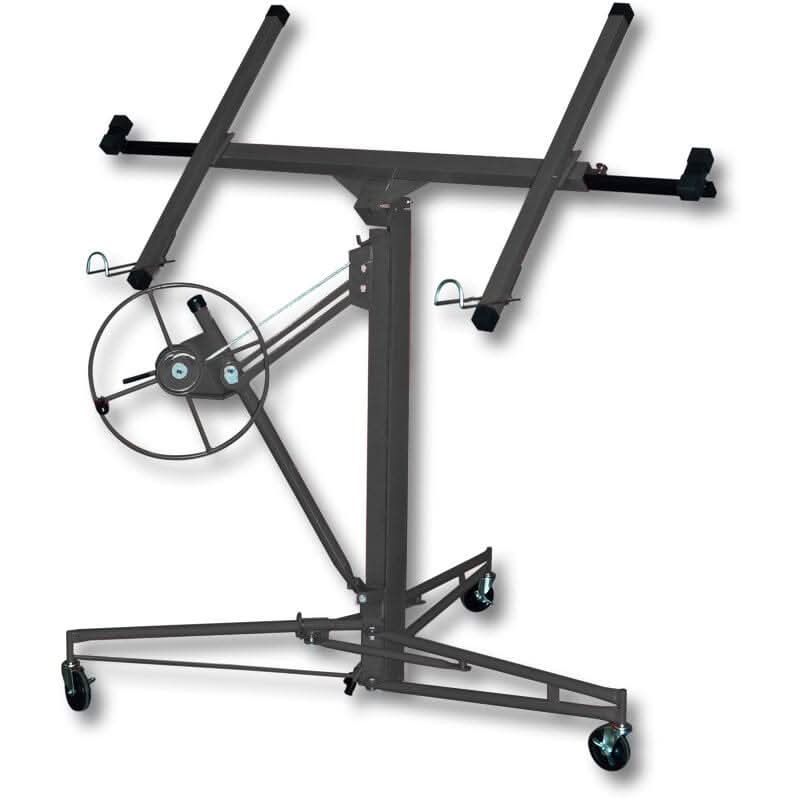 16 Ft Drywall Lifter Panel Hoist Rolling Caster Construction With Lockable Wheels