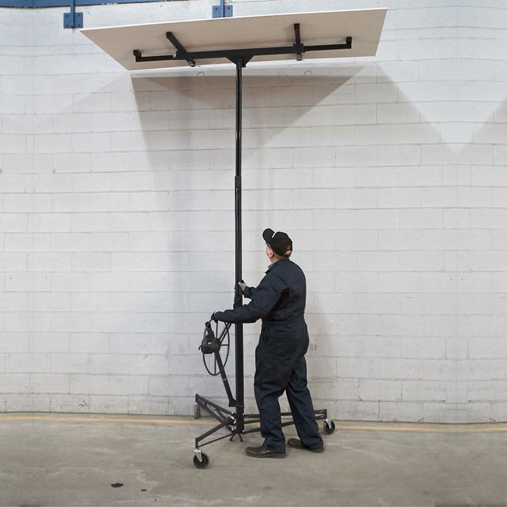 16 Ft Drywall Lifter Panel Hoist Rolling Caster Construction With Lockable Wheels