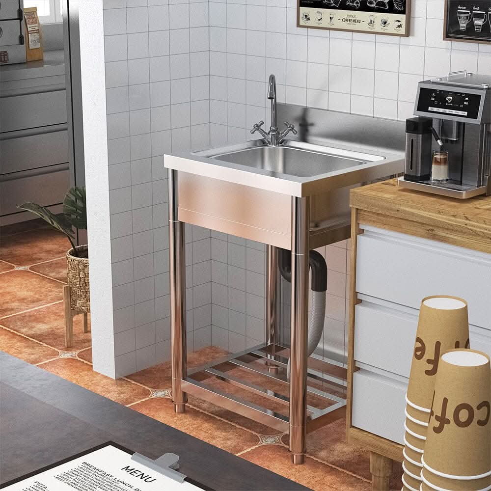 Stainless Steel One Compartment Commercial Sink