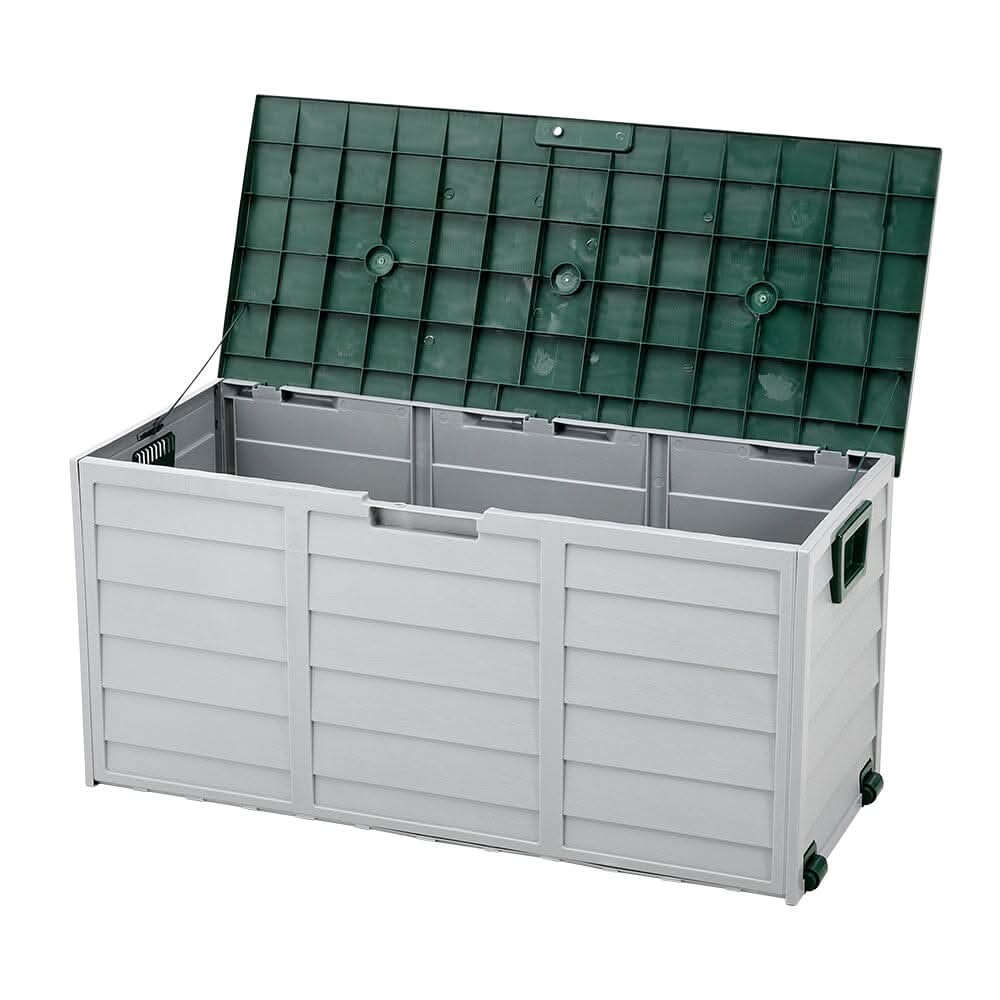 Waterproof Large Plastic Garden Storage Box with Wheels