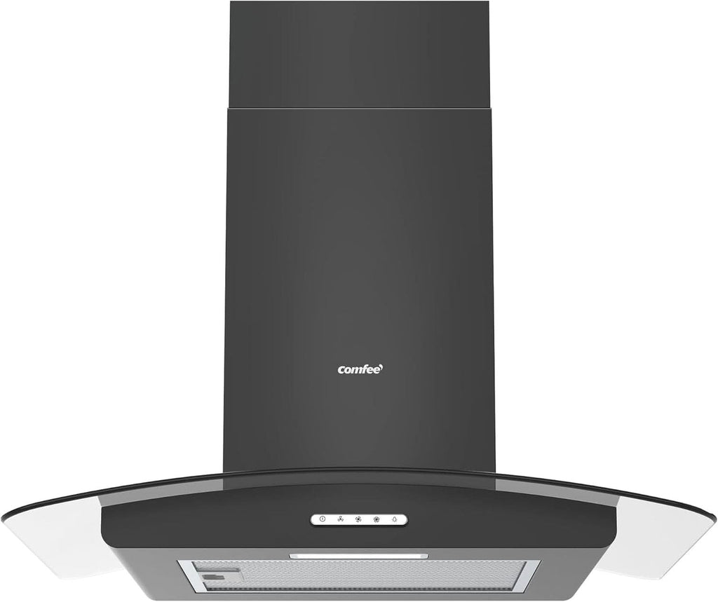 60cm Chimney Cooker Range Hood Kitchen Extractor with 3-Speed Modes