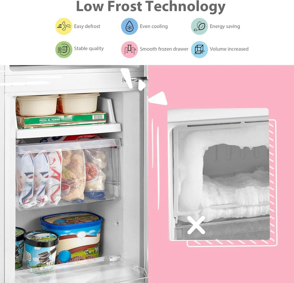 174L Freestanding Low Frost Fridge Freezer