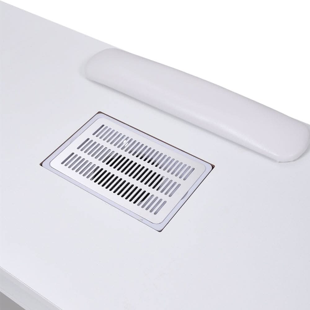 Wheeled Manicure Table with Electric Dust Extractor