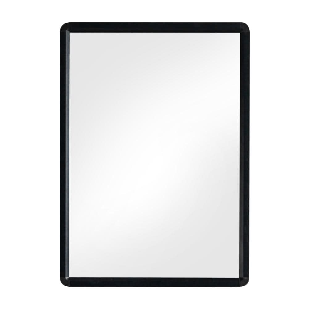 630x480mm Bathroom Mirror Black Framed Decorative Mirror