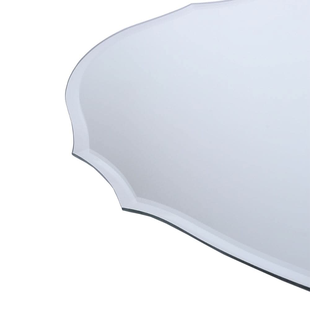 60cm H Ellipse Wall Mounted Mirror with Beveled Edge