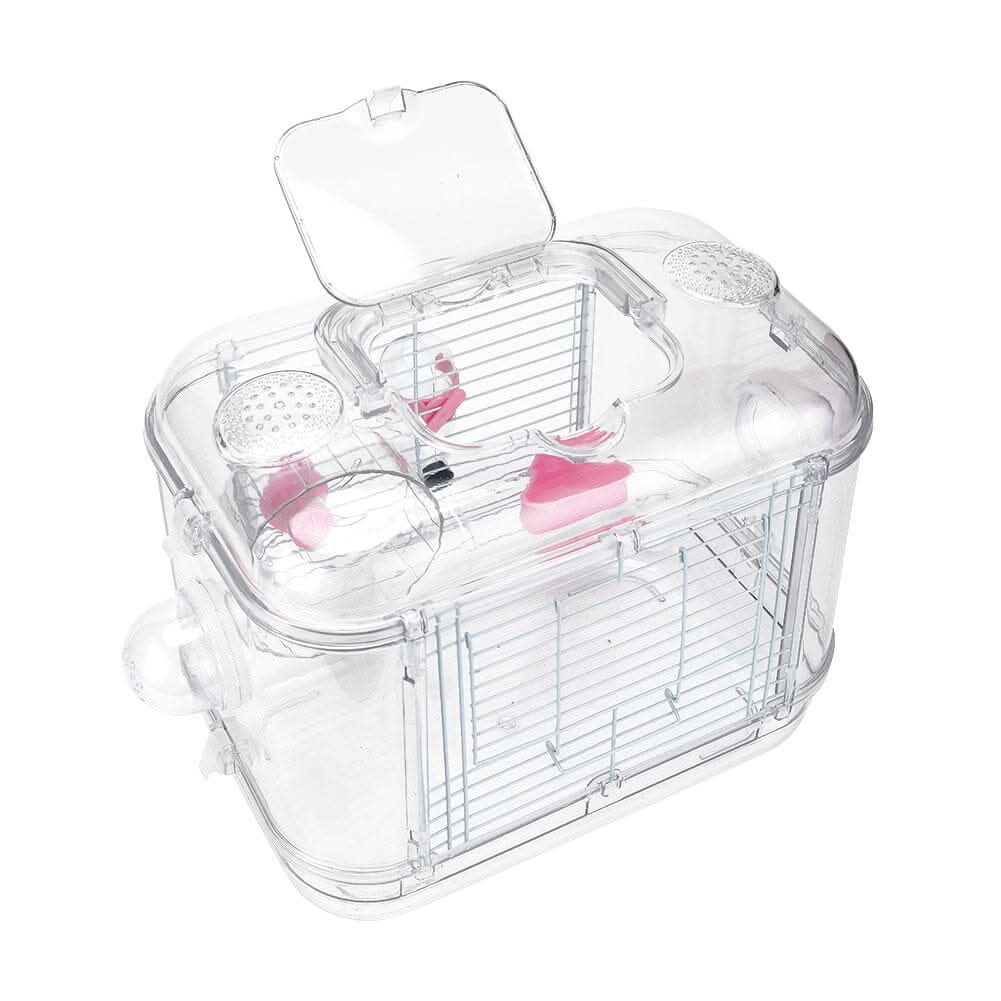 Portable Transparent Hamster Cage