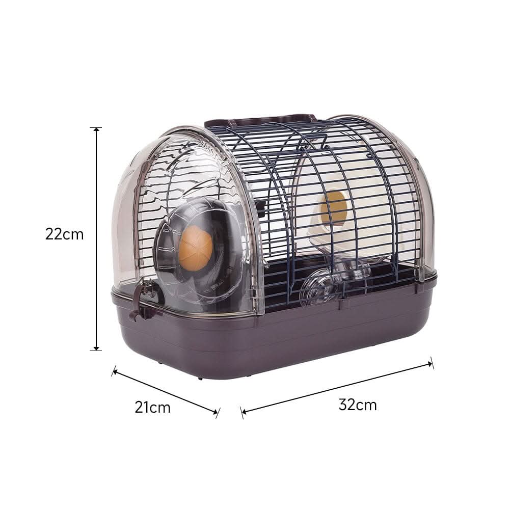Crystal Hamster Cage: Stylish and Comfortable Outdoor Habitat