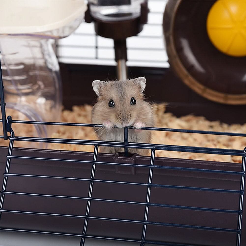 Crystal Hamster Cage: Stylish and Comfortable Outdoor Habitat