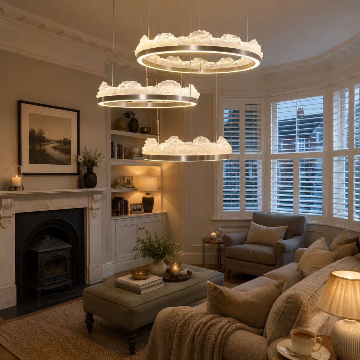 Lightsin High-End Nordic Aluminum Pendant Light with Dimmable Function