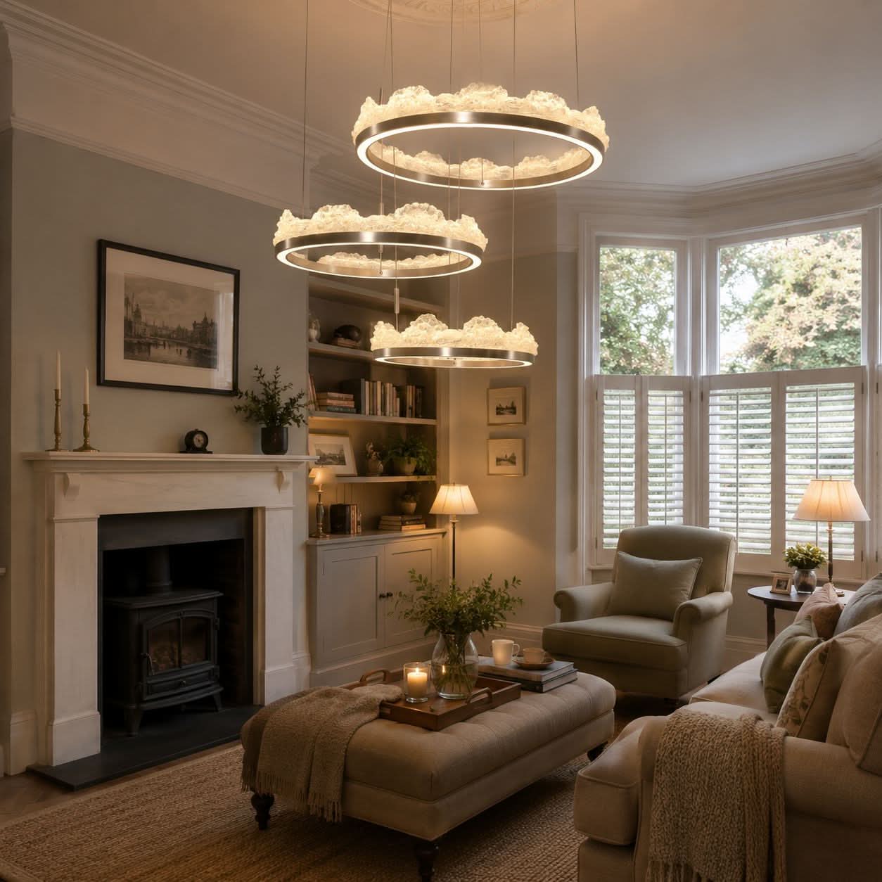 Lightsin High-End Nordic Aluminum Pendant Light with Dimmable Function