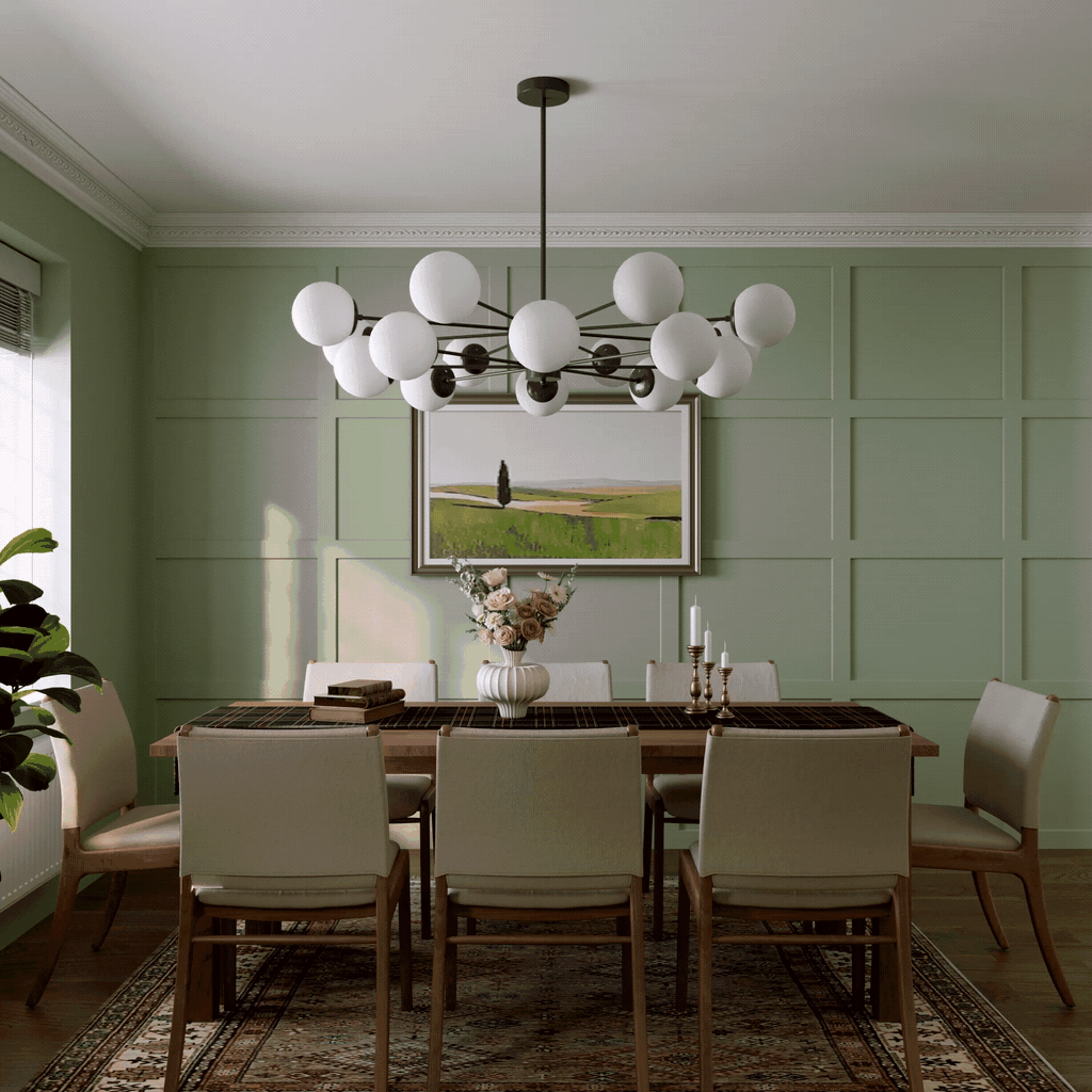 Lightsin Cumulus - Modern Metal Chandelier Tubular Design Chandelier with LED White Shade