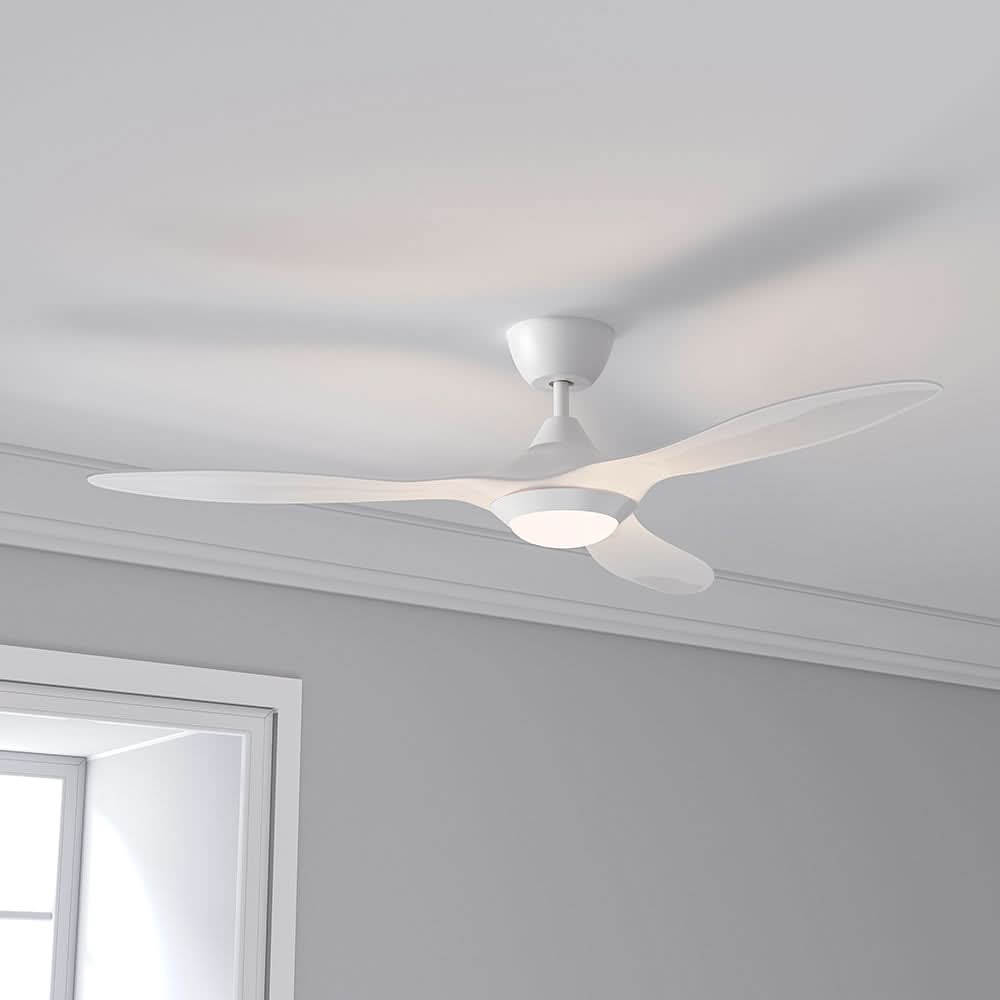 52 inch Reversible Ceiling Fan W/Light Remote Control 3/5 Blades 5 Speed Timer